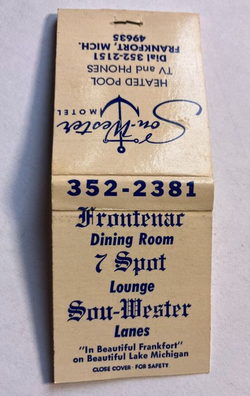 Sou-Wester Motel (SouWester Motel) - Matchbook (newer photo)